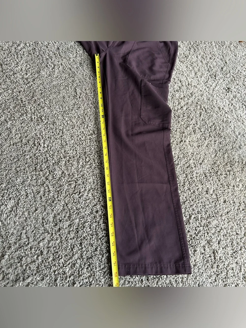 FIGS Cairo Scrub Pants Mens XL(36x32) Burgundy Cargo Technical Nurse Medical